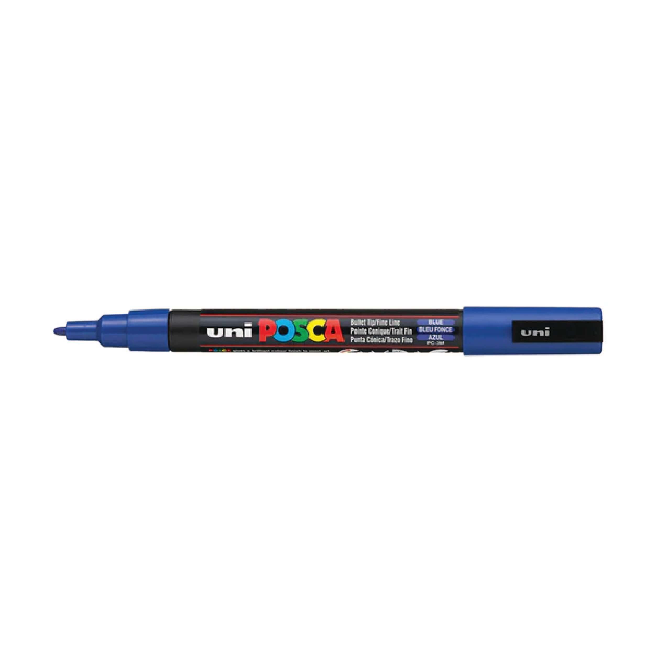 Marker Fine Cone Tip 0.9-1.3mm Dark Blue POSCA Uni